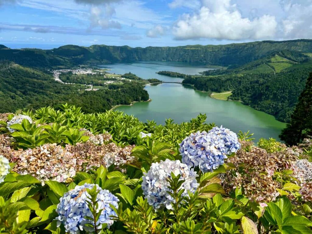 3 vista do rei + lagoa azul a lagoa verde